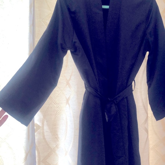 Ambrielle black kimono robe size s - Picture 5 of 7